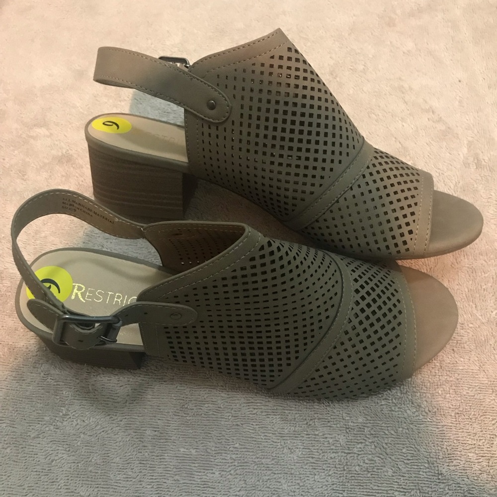 Summer open toe heels